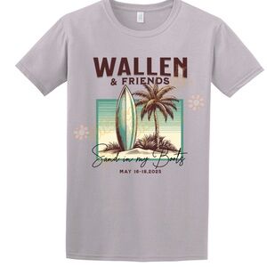 Morgan Wallen “Sand in my boots” Music Fest tee